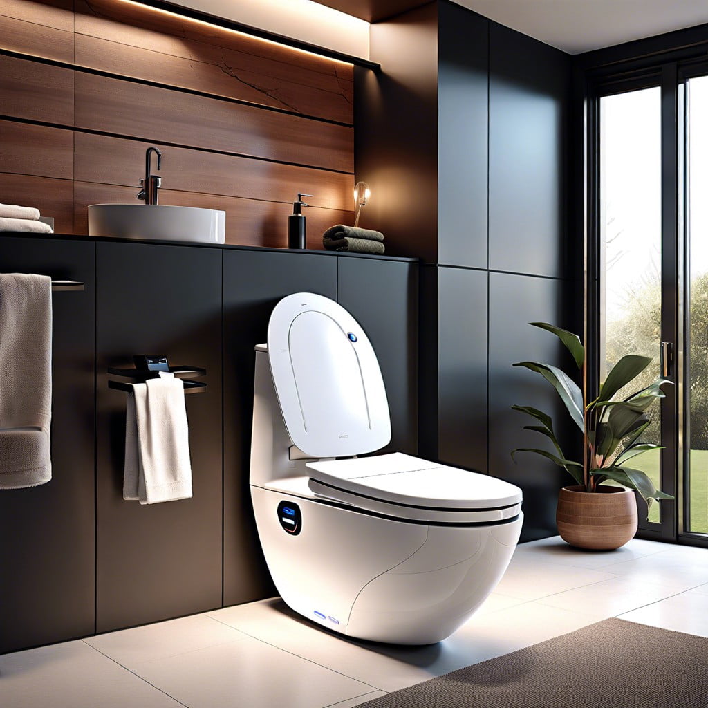 sleek smart toilet designs