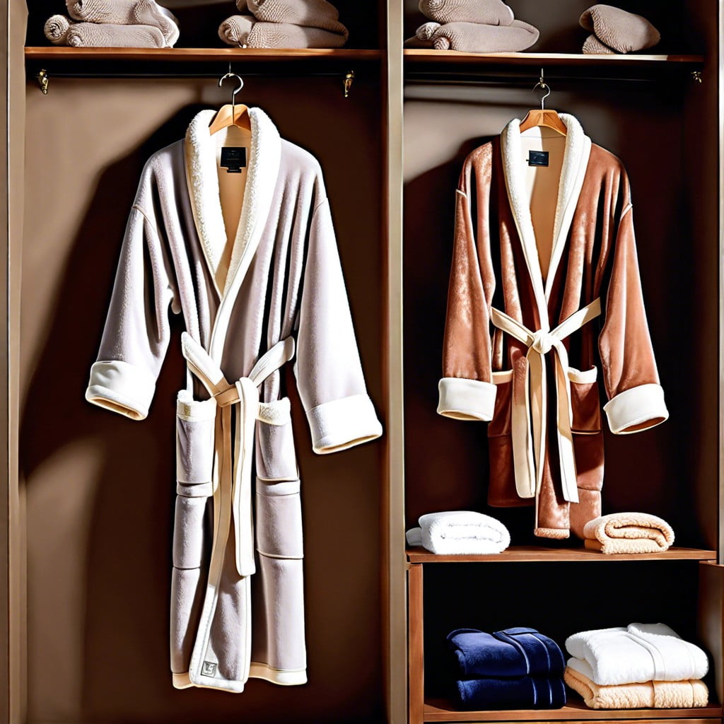 cashmere bathrobe with silk lining