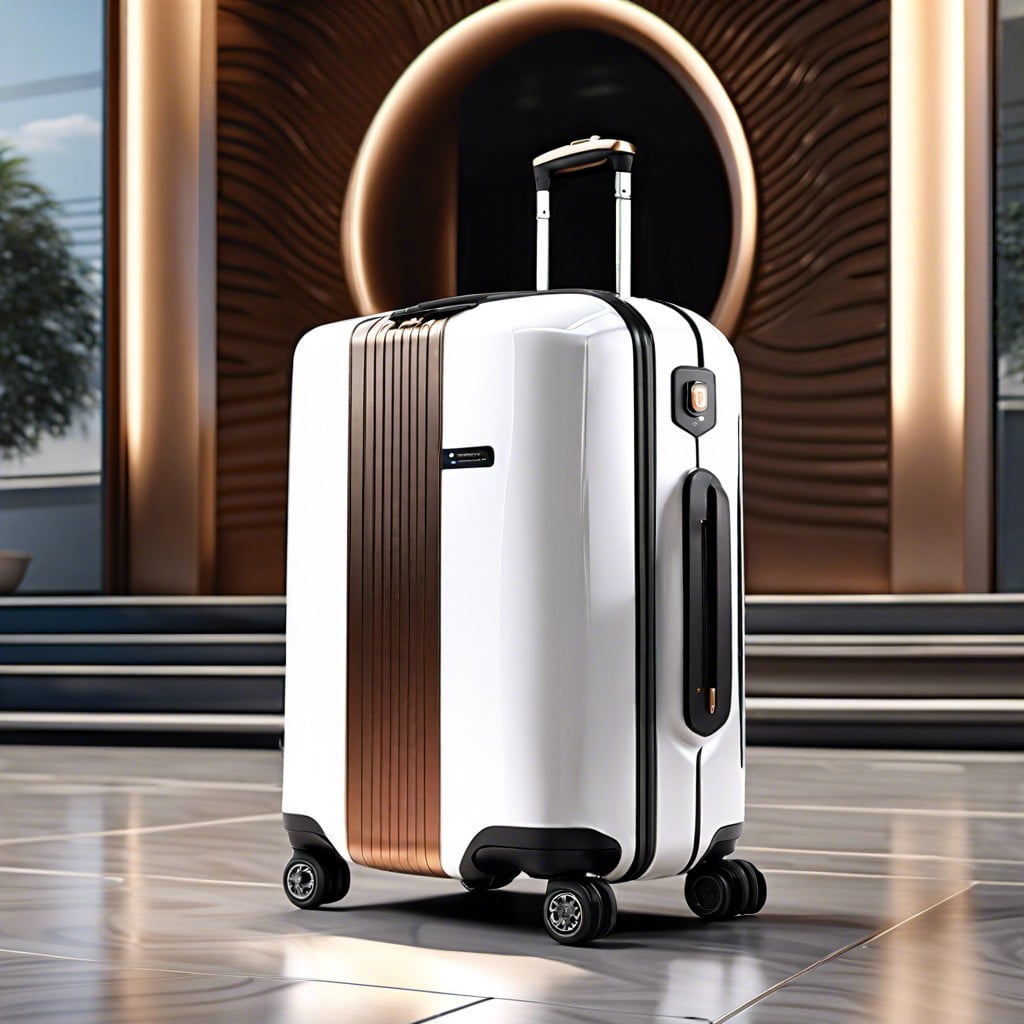 smart luggage with gps and biometric locks