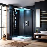 digital touchscreen shower controls