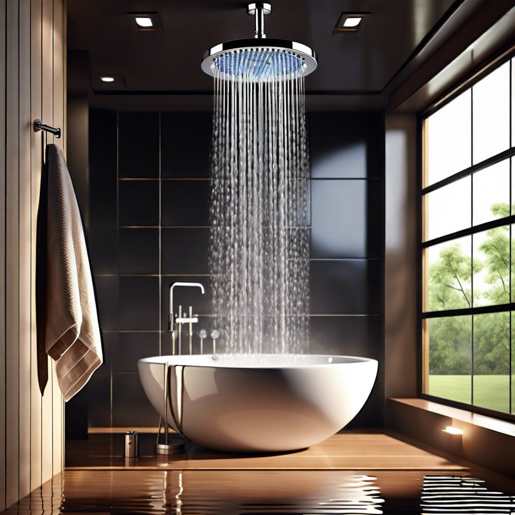 rain showerhead with led lights